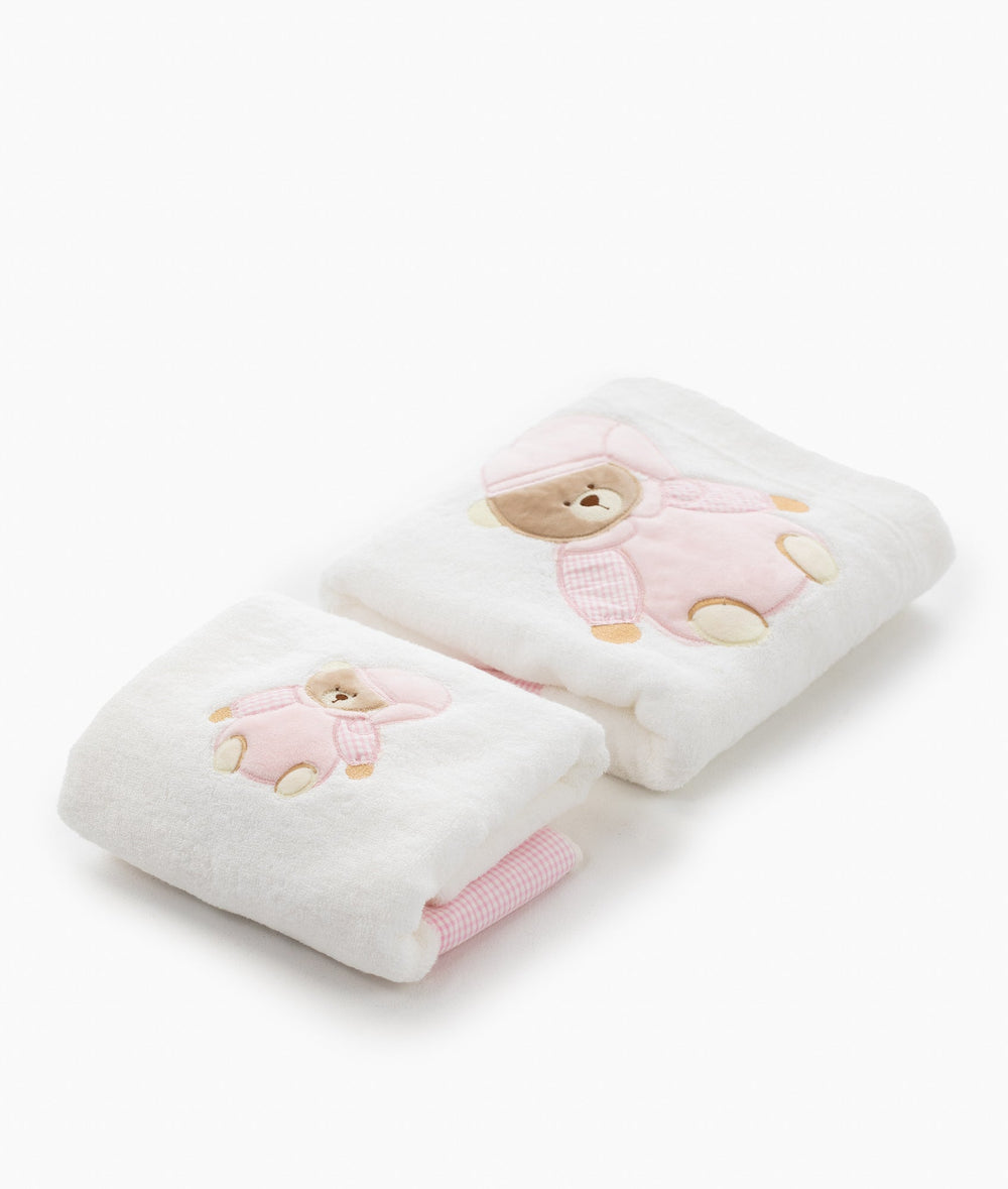 2pc Towel Set - Pink