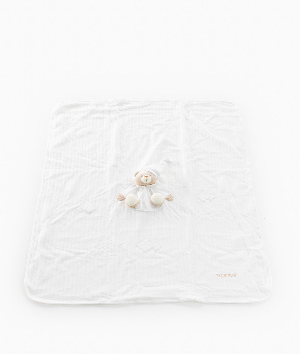 3D Bear Blanket - Beige