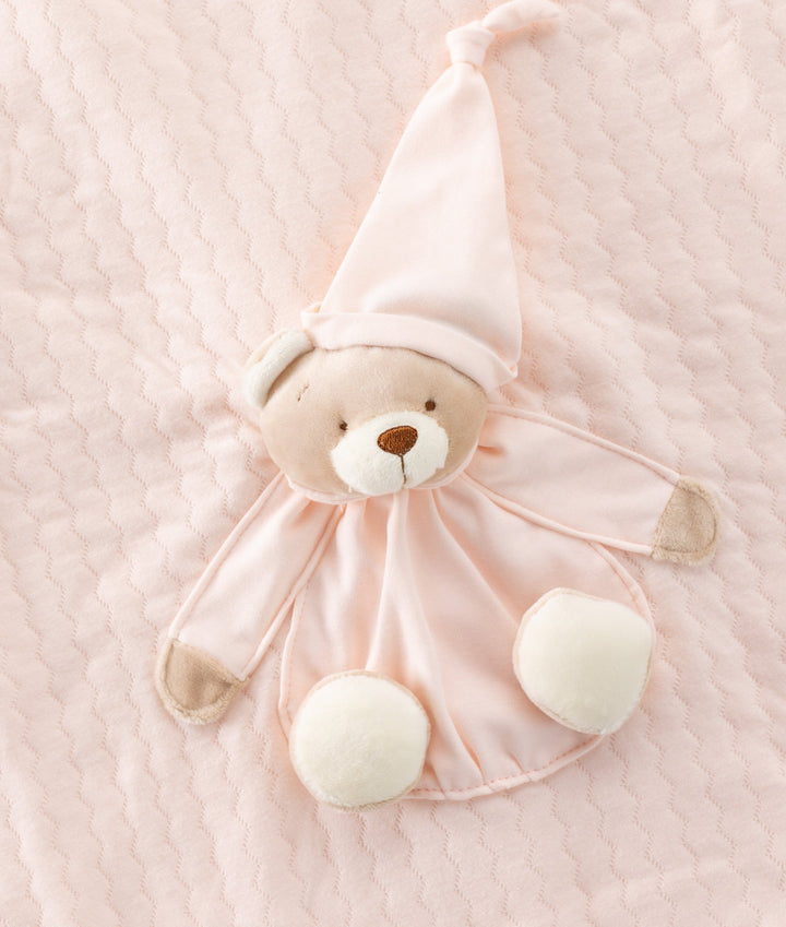 3D Bear Blanket - Pink