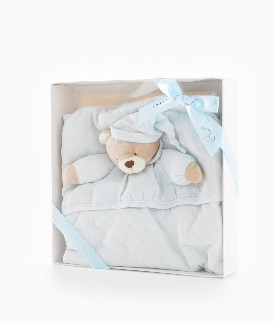 3D Bear Swaddle - Blue