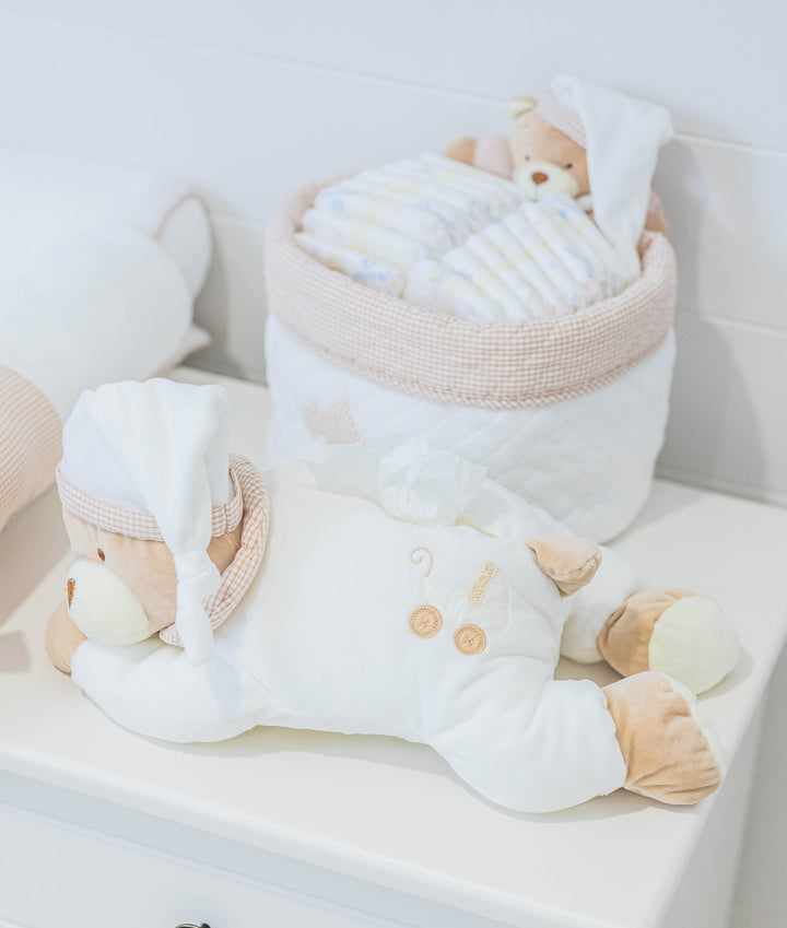 Tissue Holder - Beige