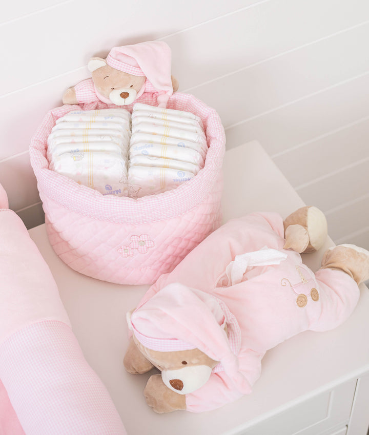 Nappy Storage - Pink