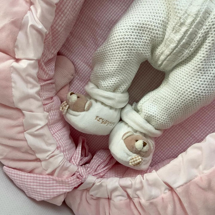 Newborn Bear Shoes - Beige