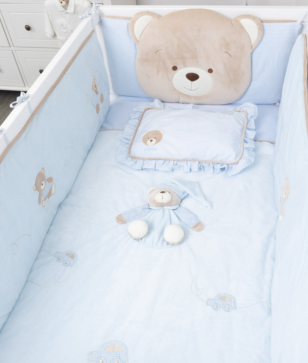 Baby Bear Bedding Set - Blue