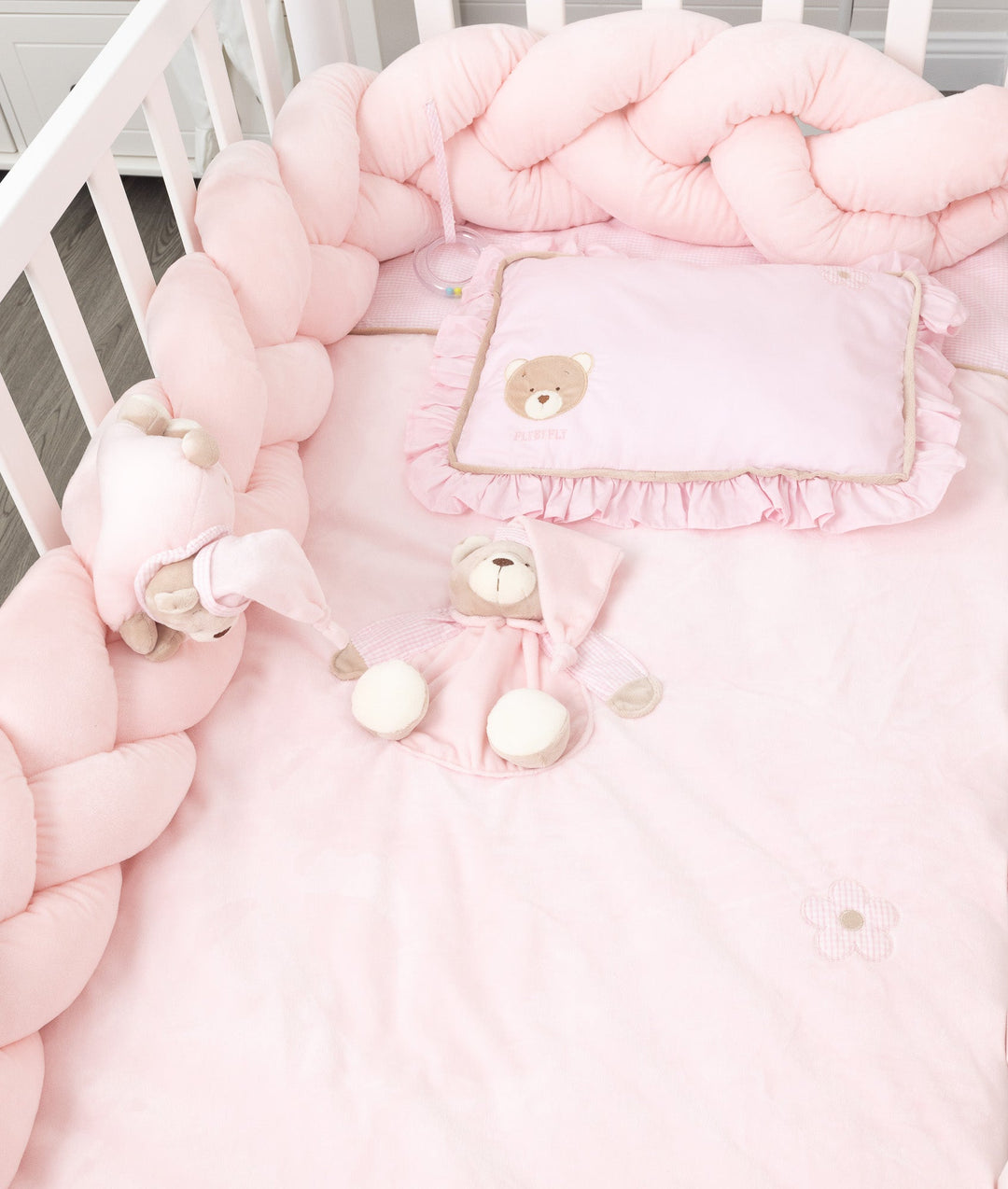 Baby Bear Bedding Set - Pink