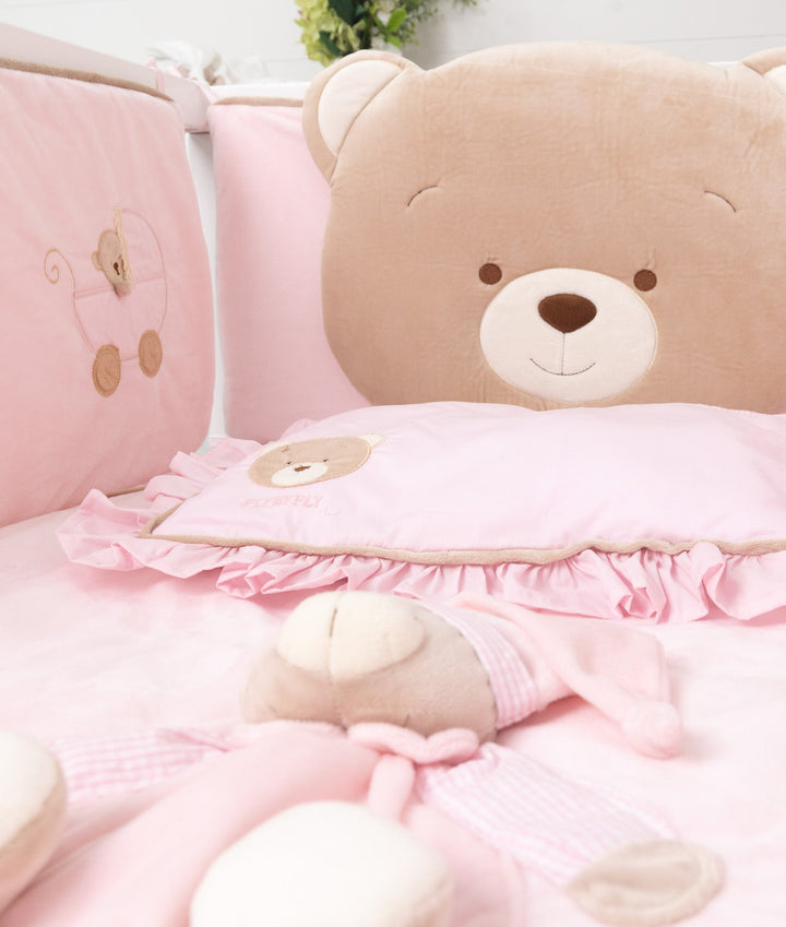 Baby Bear Bedding Set - Pink