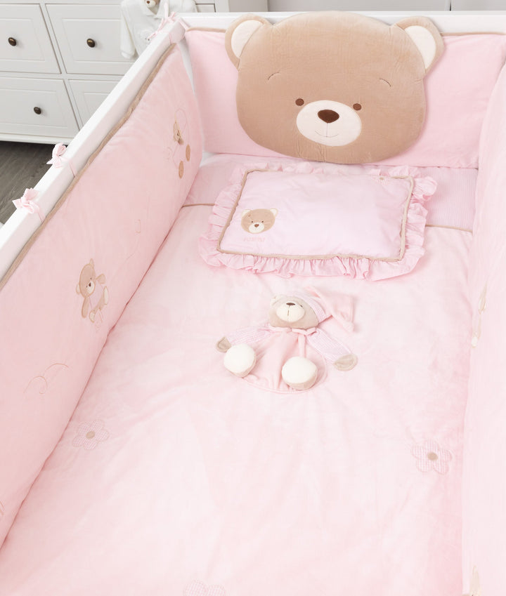 Baby Bear Bedding Set - Pink