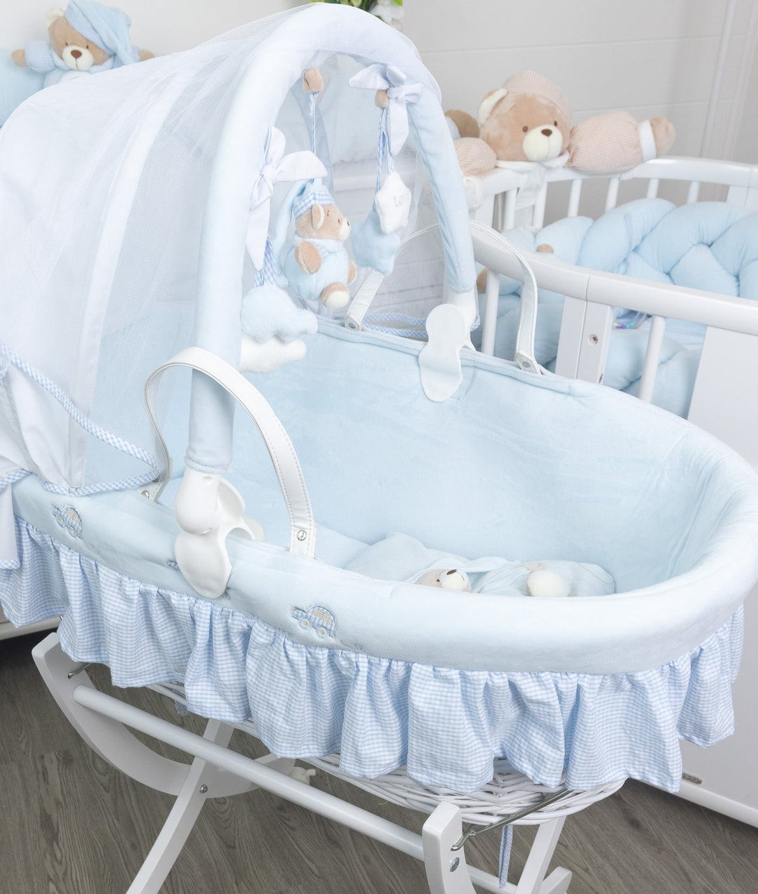 Newborn Bassinet Bundle - Blue