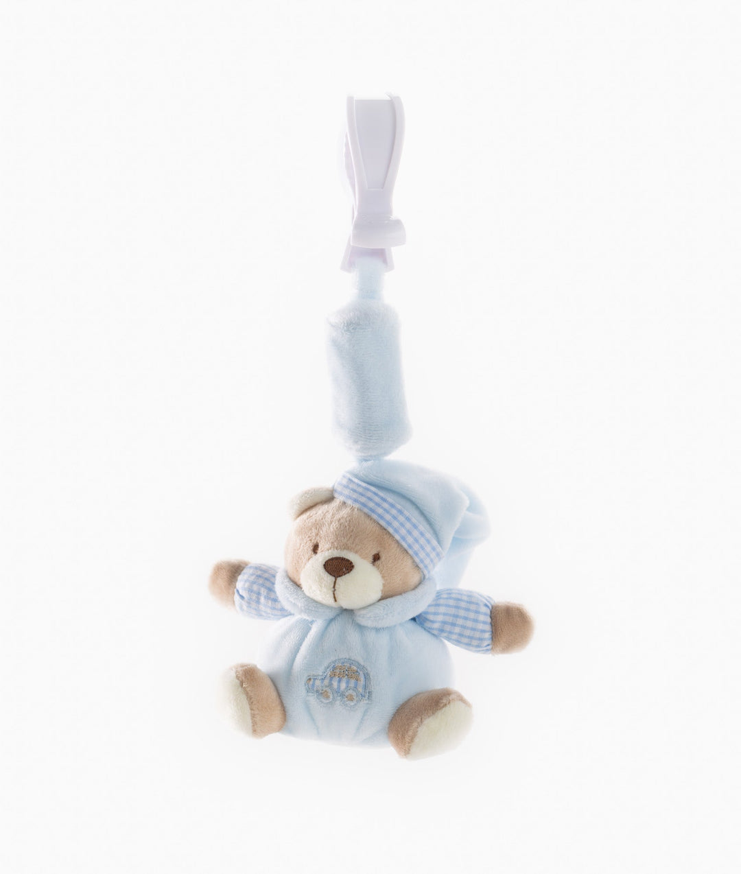 Bear Clip On Toy - Blue