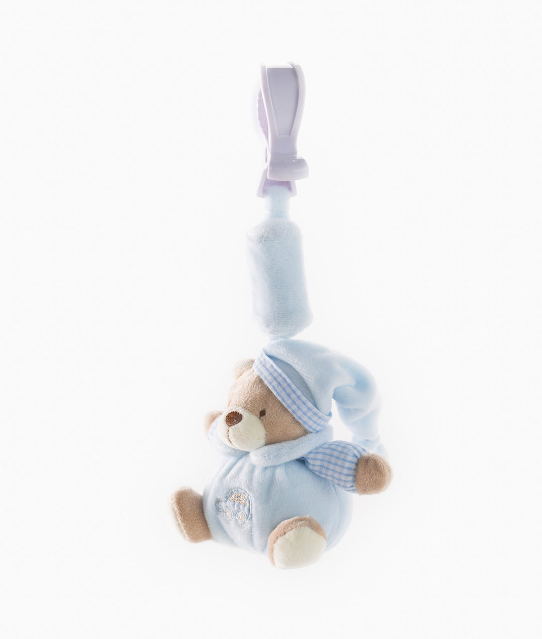 Bear Clip On Toy - Blue