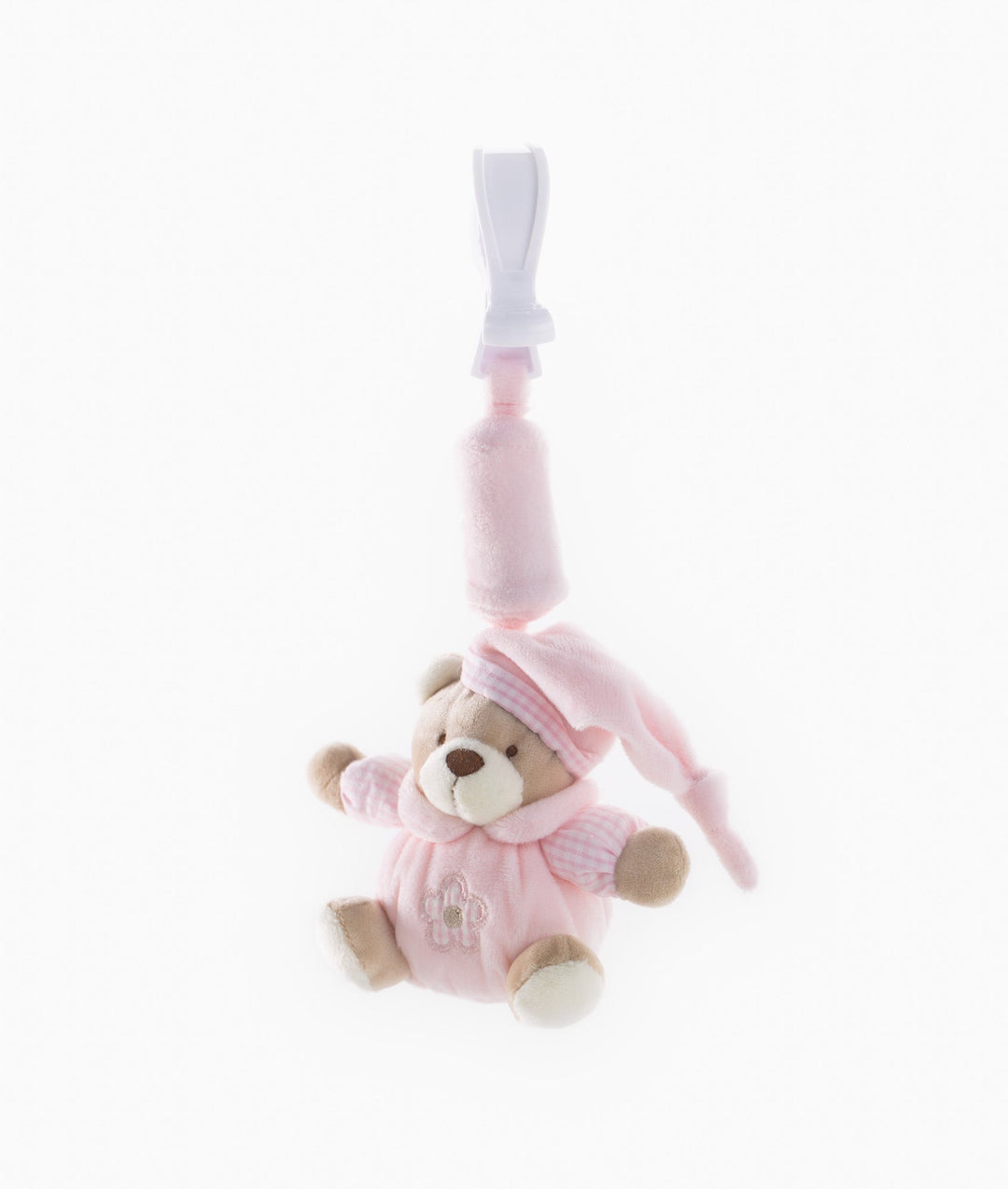 Bear Clip On Toy - Pink