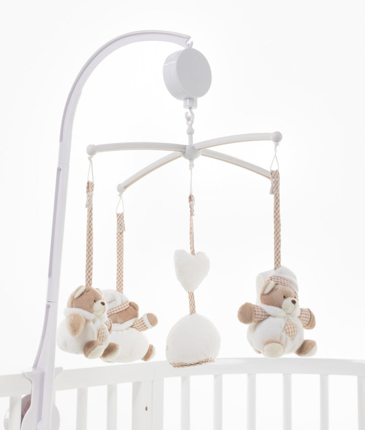 Bear Musical Mobile - Beige