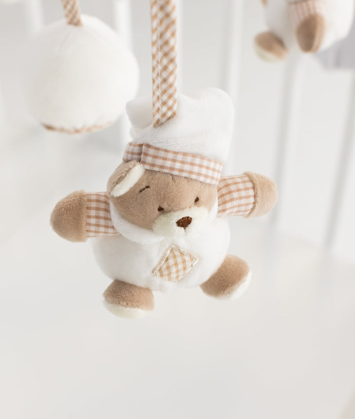 Bear Musical Mobile - Beige