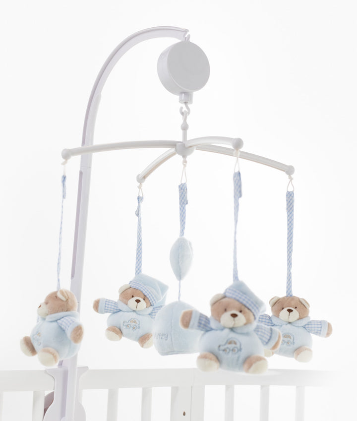 Bear Musical Mobile - Blue