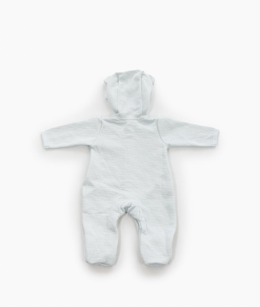 Hooded Bear Jumpsuit - Blue