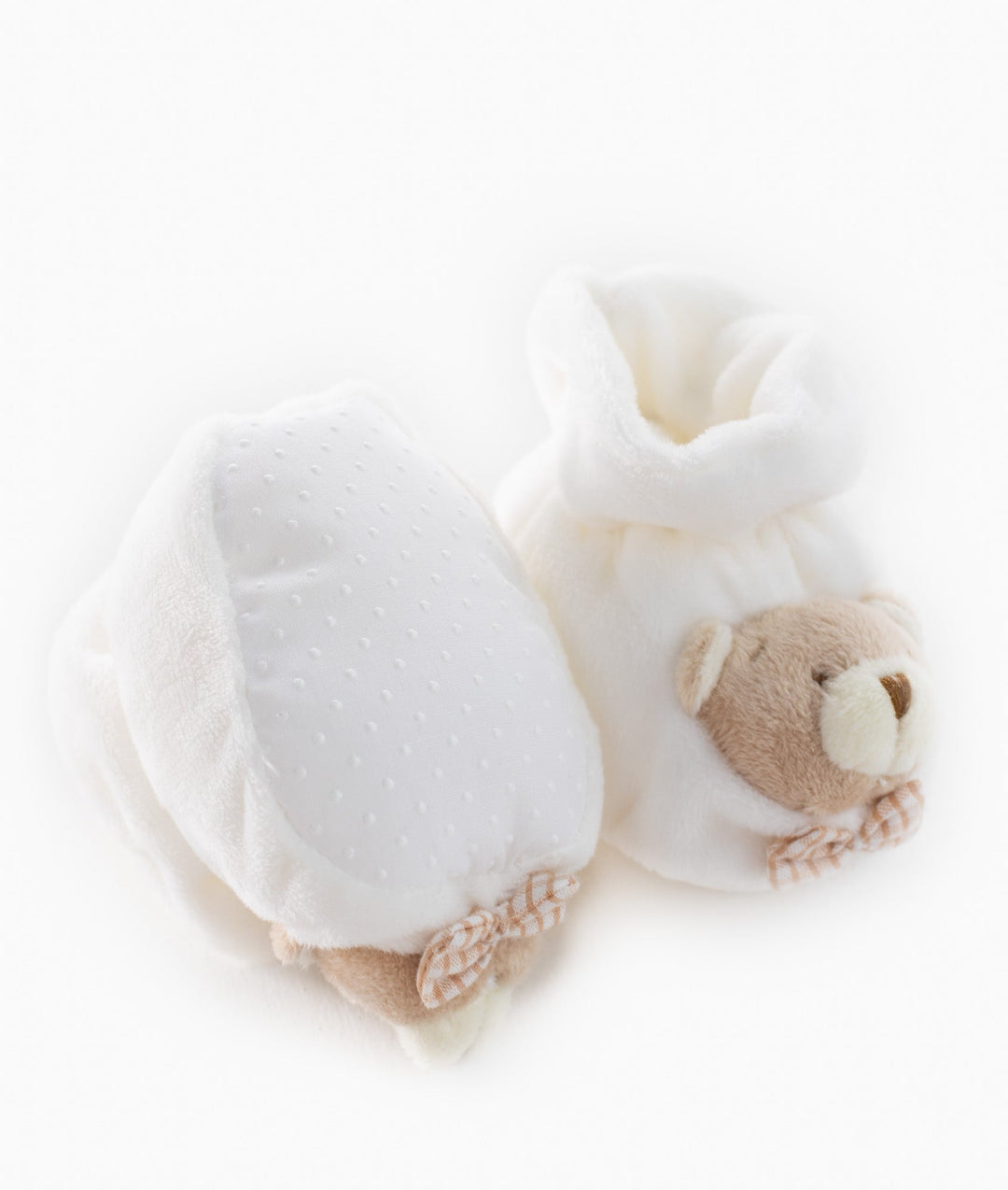 Newborn Bear Shoes - Beige