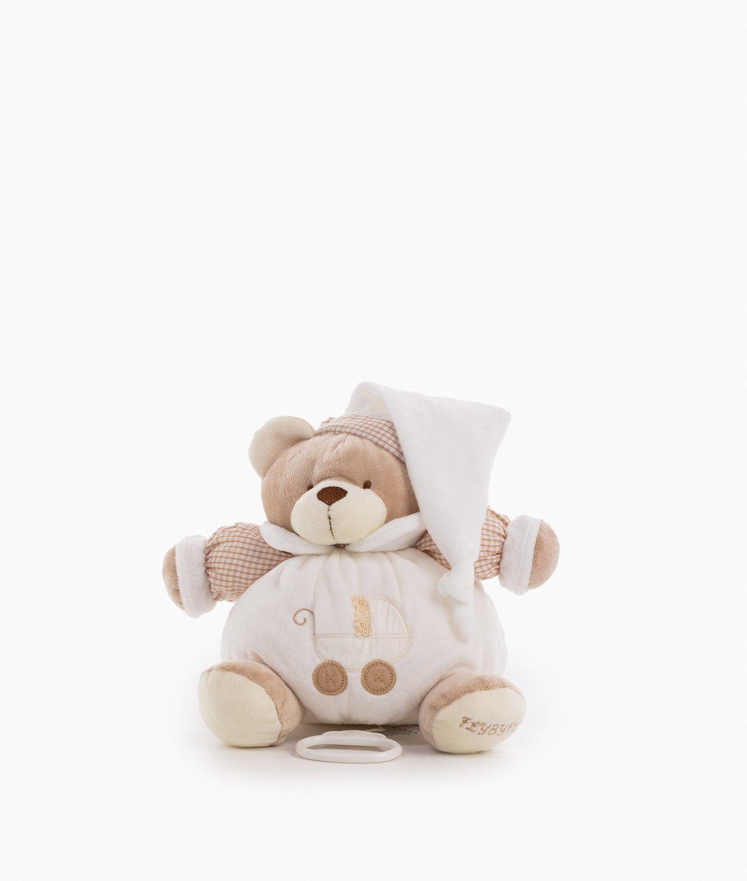 Pull String Musical Bear - Beige