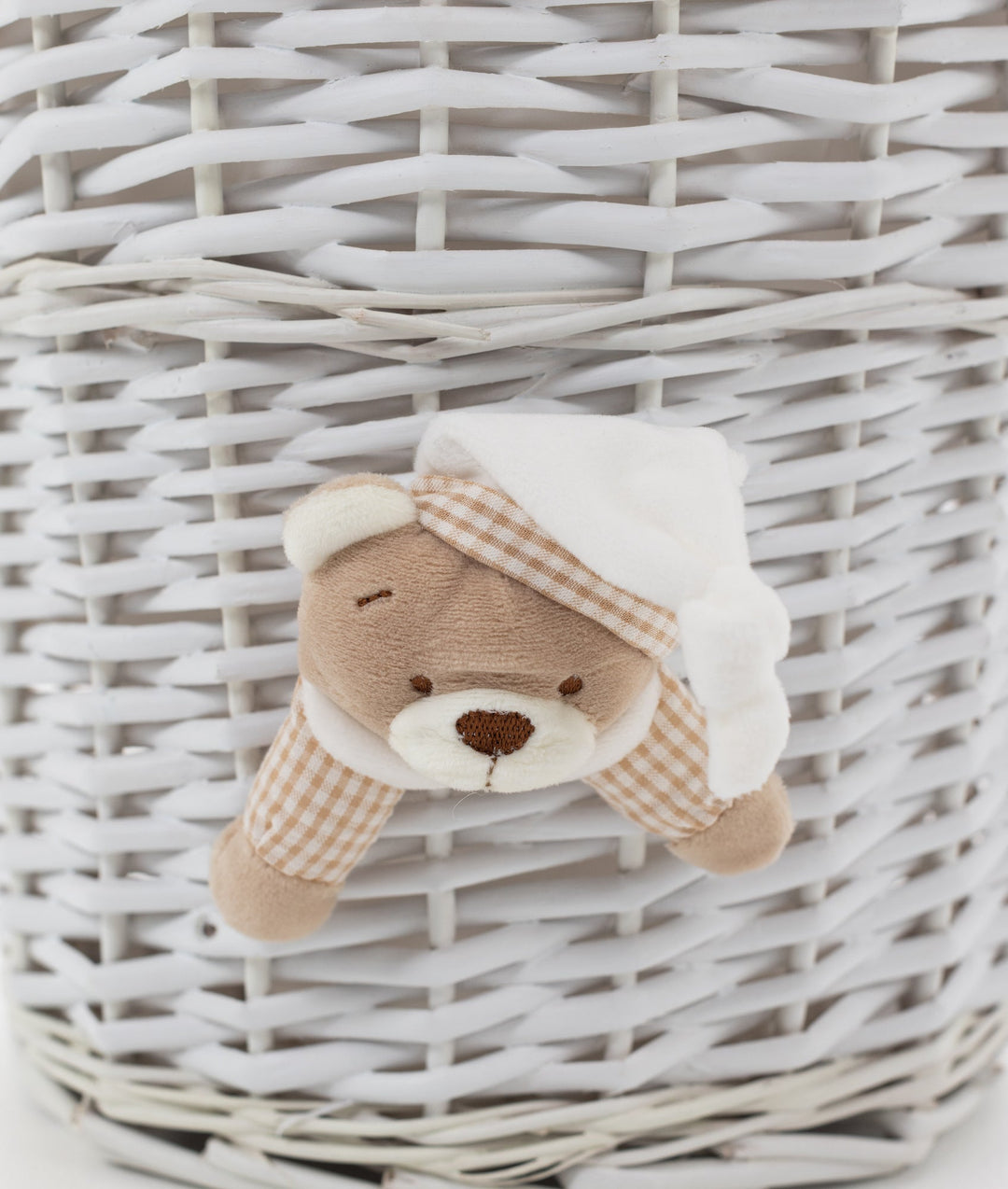 Round Laundry Basket Set - Beige