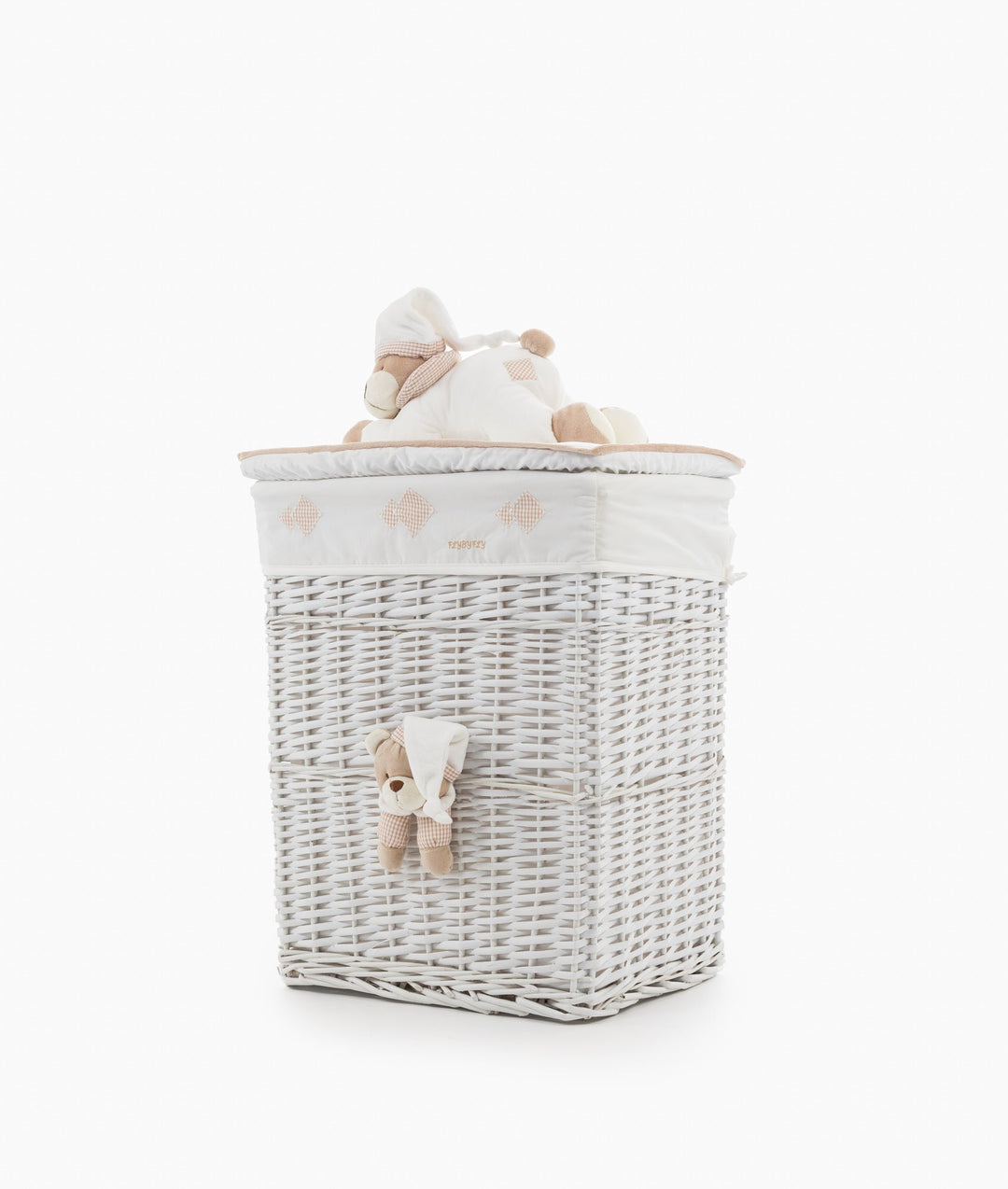 Square Laundry Basket Set - Beige