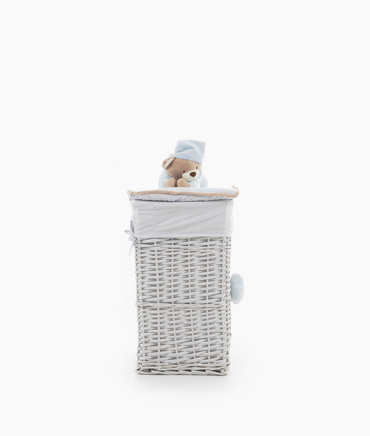 Square Laundry Basket Set - Blue